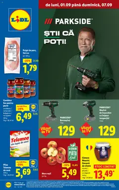 Previzualizarea de cataloage: Lidl Catalog nou valabil de la 01.09.2025