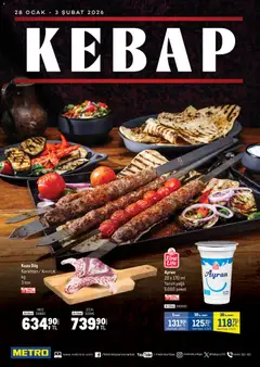 Metro Kebap Restoranları 28.01.2026 - Broşürünün önizlemesi