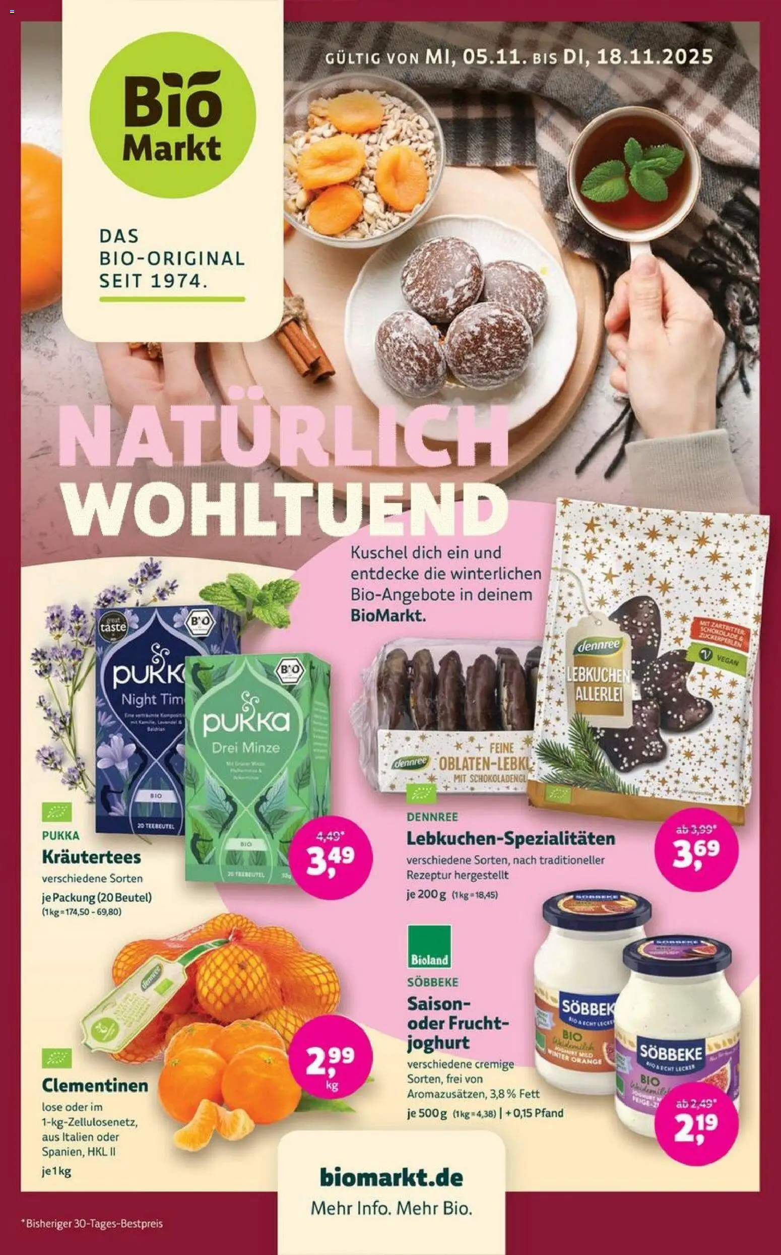 Vorschau von dem Prospekt des Geschäftes Denns BioMarkt, gültig ab dem 05.11.2025