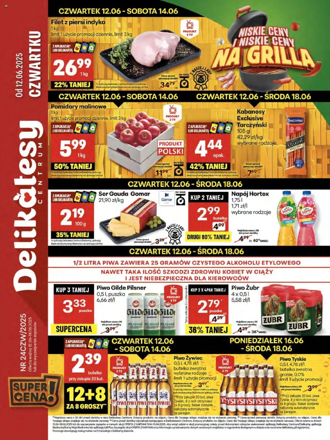 Delikatesy Centrum gazetka 12.06.2025 - Nowa gazetka promocyjna - Numer strony 1