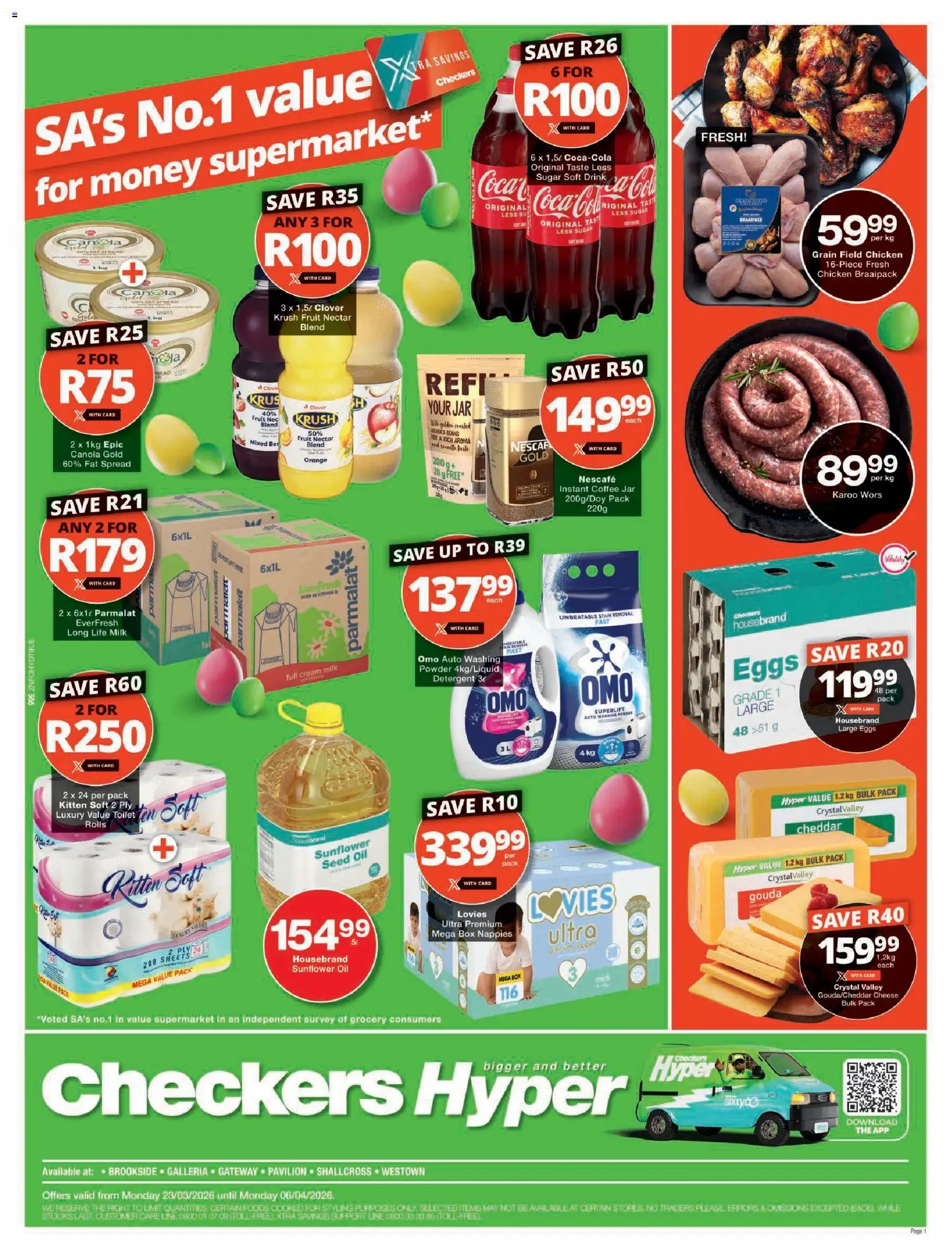 Preview of Checkers flyer valid from 23/03/2026