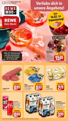 Vorschau von dem Prospekt des Geschäftes Rewe, gültig ab dem 09.02.2026