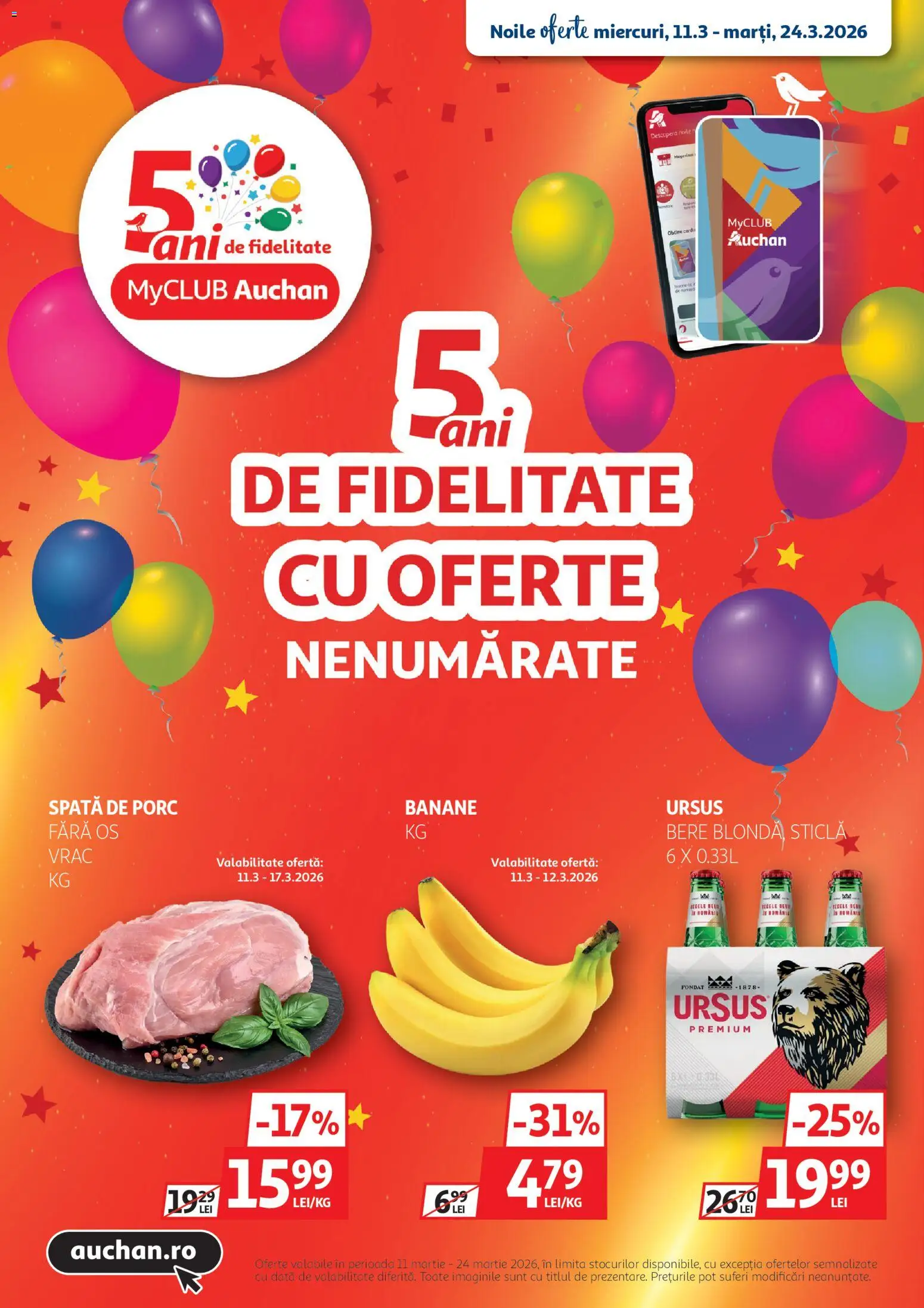Previzualizarea de cataloage: Auchan Auchan Catalog valabil de la 11.03.2026