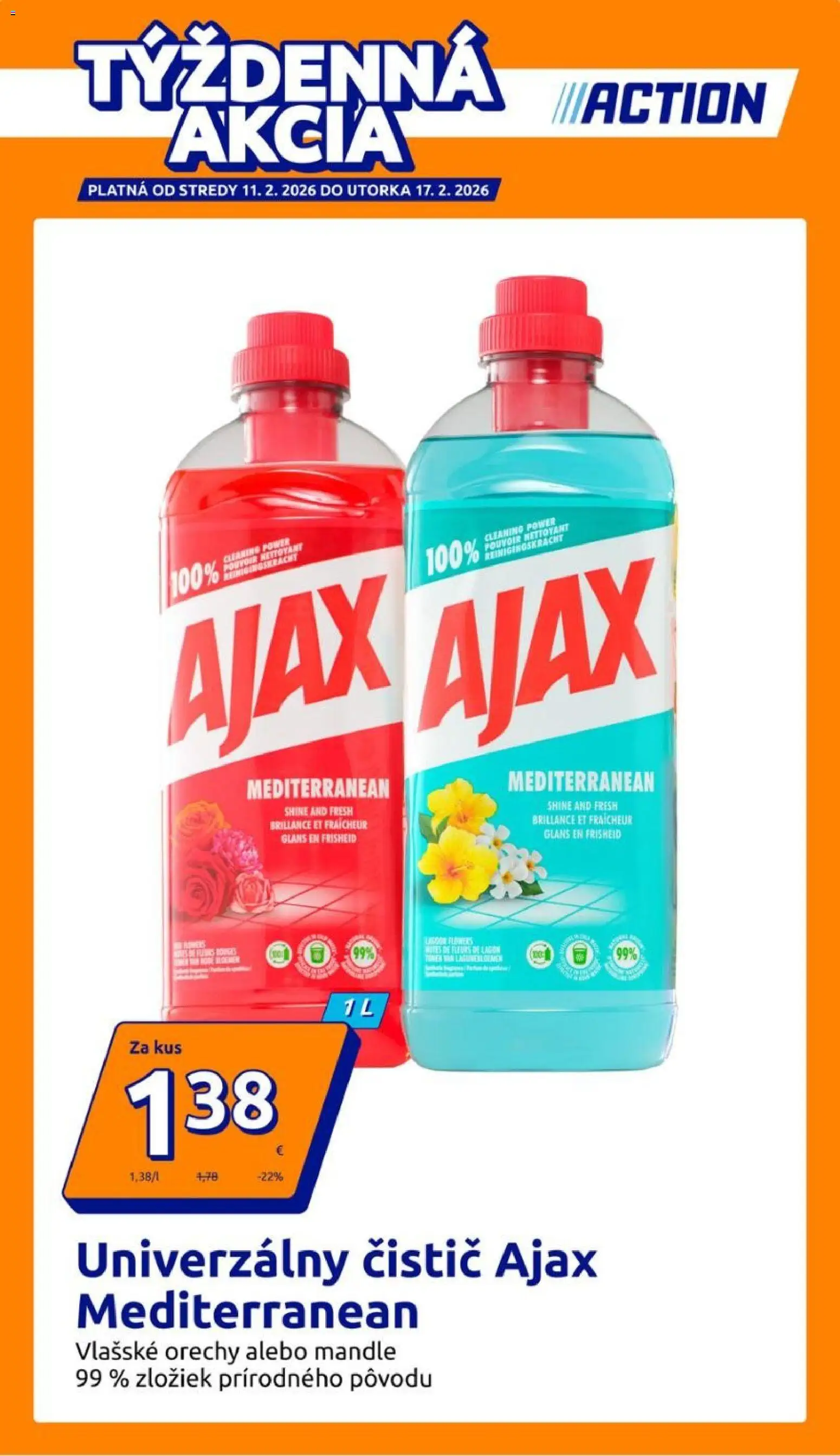 Náhľad Action letáku platného od 11.02.2026