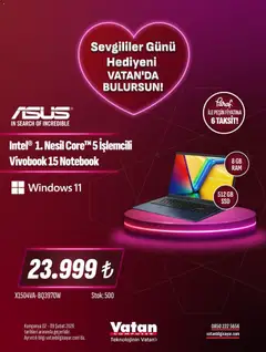 Vatan Bilgisayar İndirim 02.02.2026 - Broşürünün önizlemesi