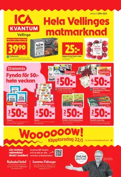 Förhandsgranska reklamblad Vellinge från butik ICA Kvantum gäller från 19/01/2026