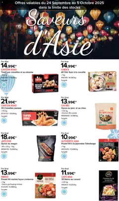 Prévisualisation de Catalogue Saveurs d'Asie du magasin Costco formulaire valide 24/09/2025