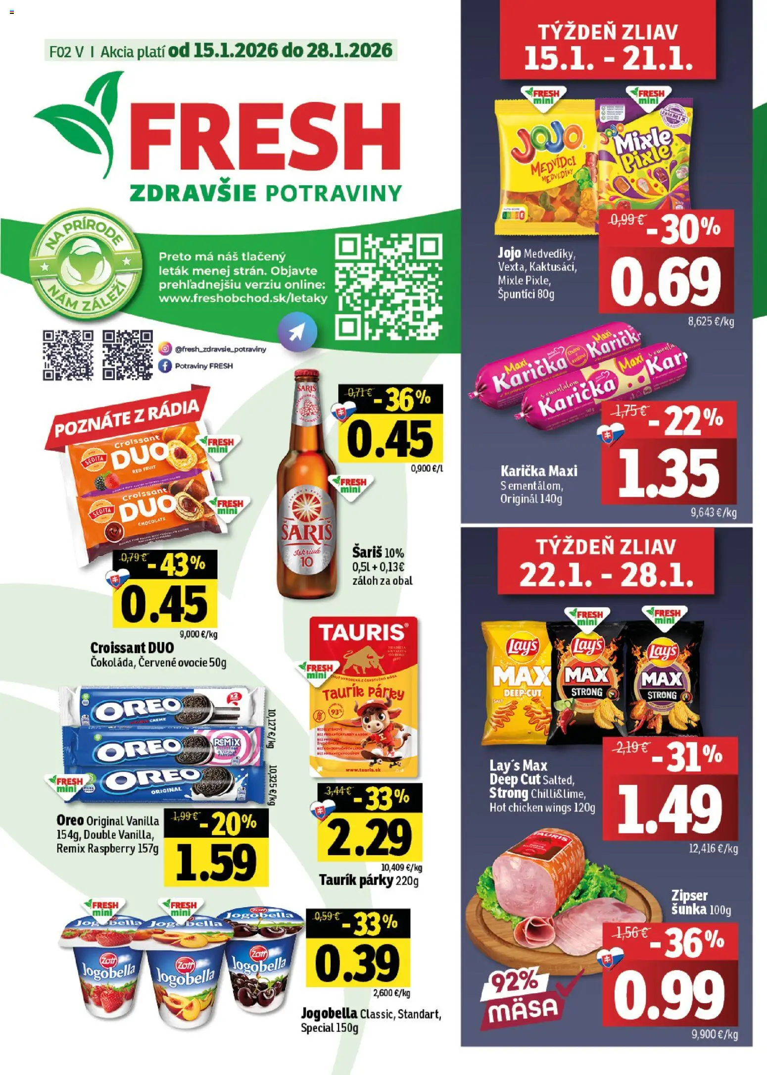 Náhľad Fresh letáku platného od 15.01.2026