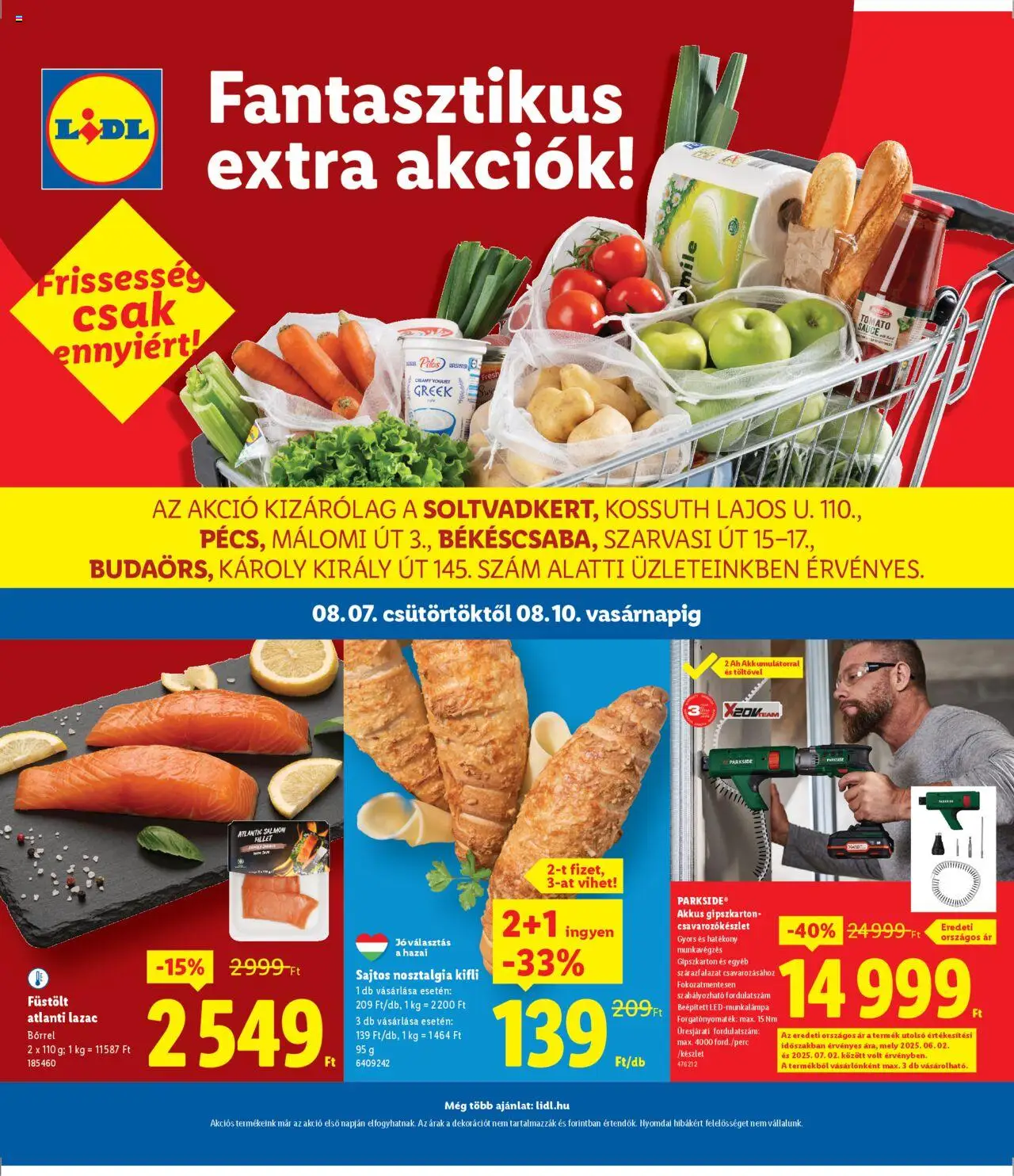 Lidl aktuális szórólap, érvényes 2025.08.07.-től - 1 oldal