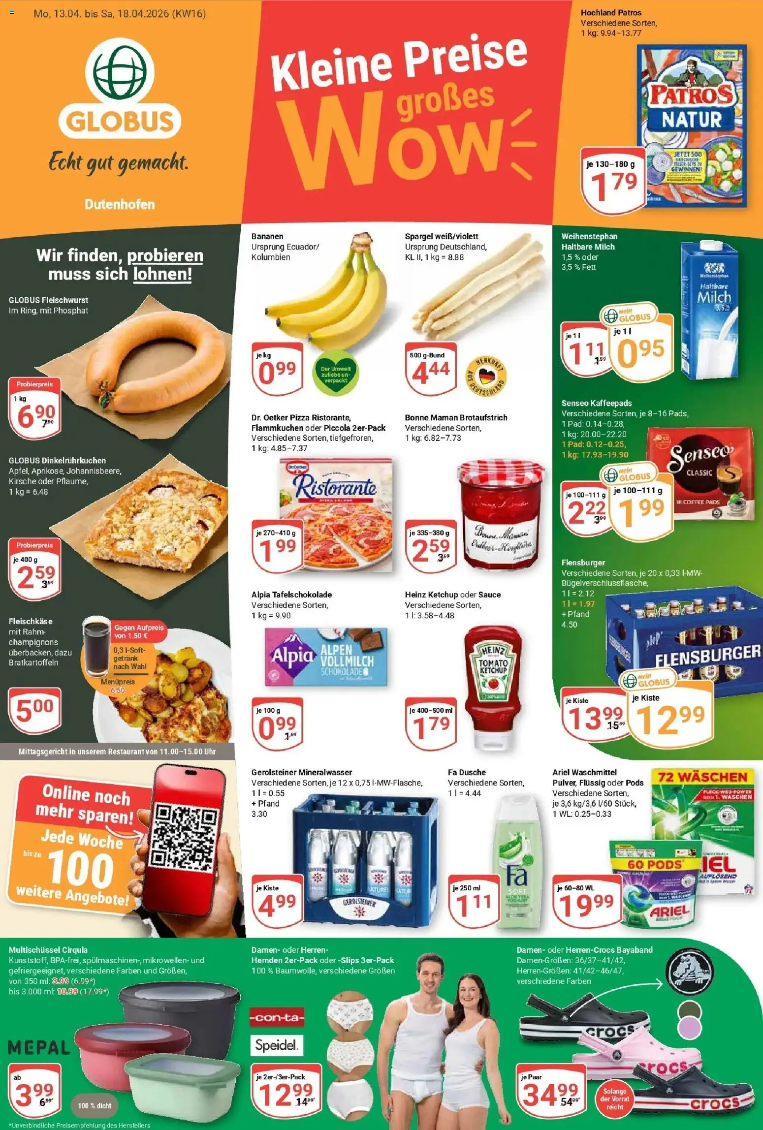 Vorschau von dem Prospekt des Geschäftes Globus, gültig ab dem 12.04.2026