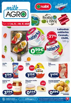 Náhľad Milk Agro letáku platného od 24.09.2025