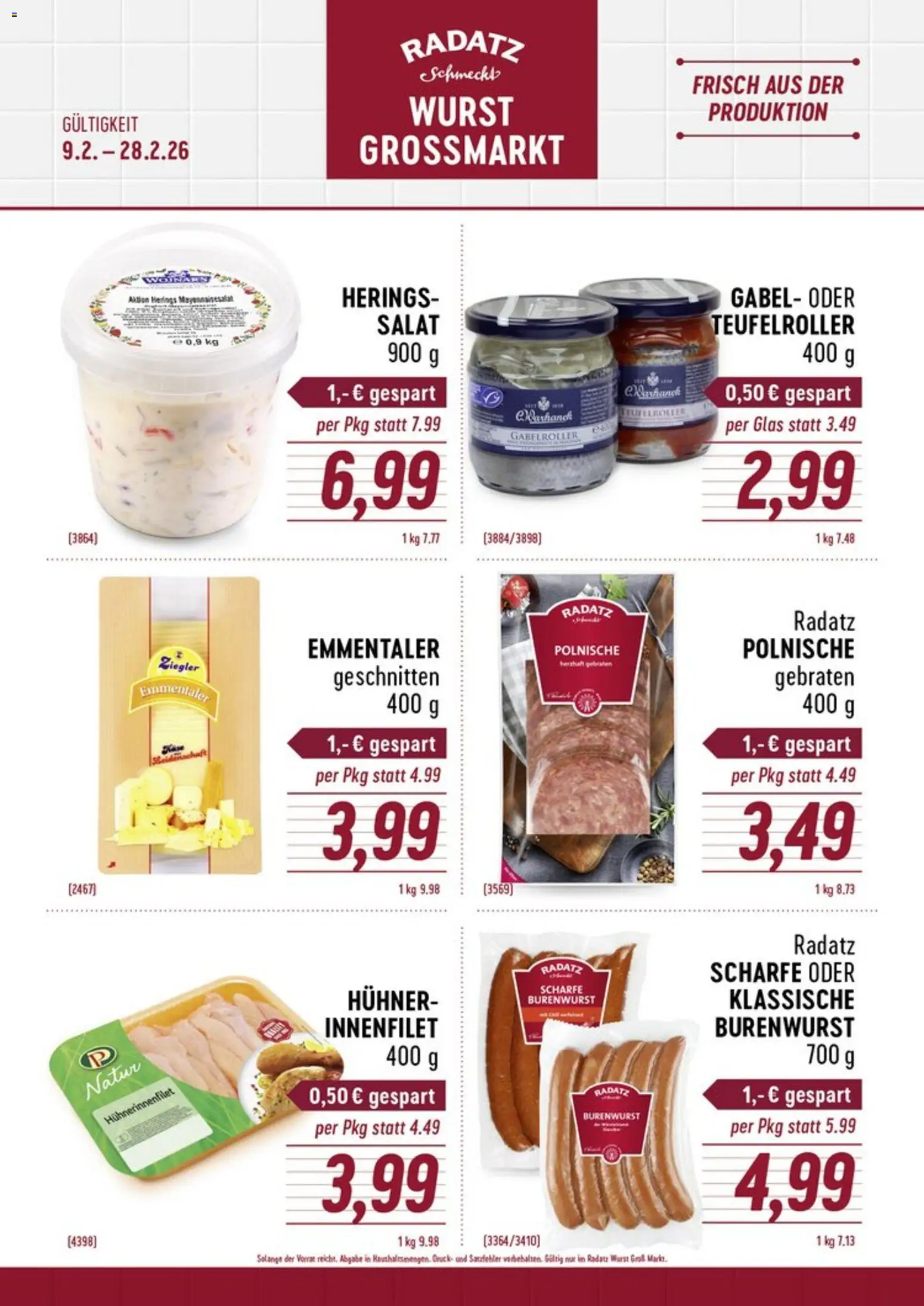 Vorschau der Angebote: Radatz Flugblatt gültig ab 09.02.2026