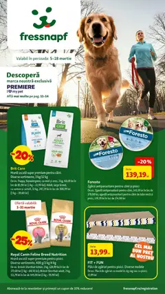 Previzualizarea de cataloage: Fressnapf Fressnapf Catalog valabil de la 05.03.2026