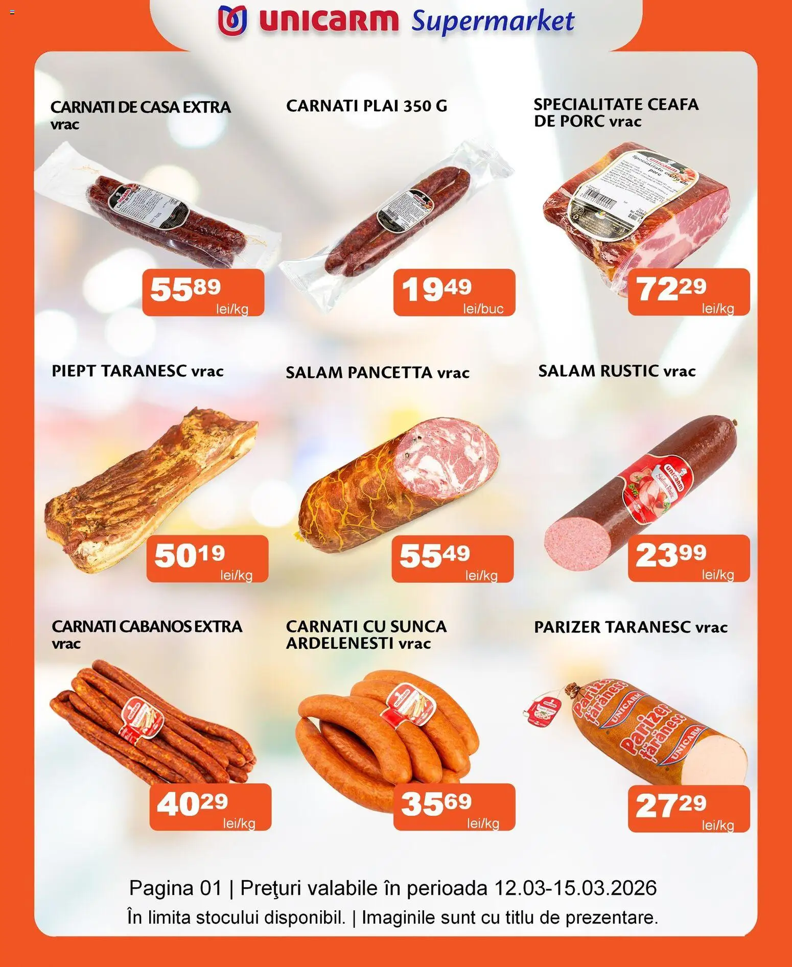 Previzualizarea de cataloage: Unicarm Unicarm Catalog valabil de la 12.03.2026
