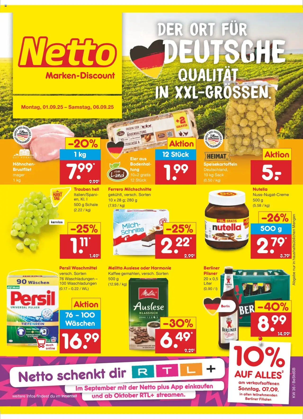 Netto Marken-Discount Prospekt (ab 01.09.2025) > Angebote