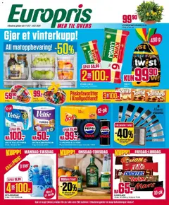 Forhåndsvis Europris kundeavis fra butikk Europris gyldig fra 09/03/2026