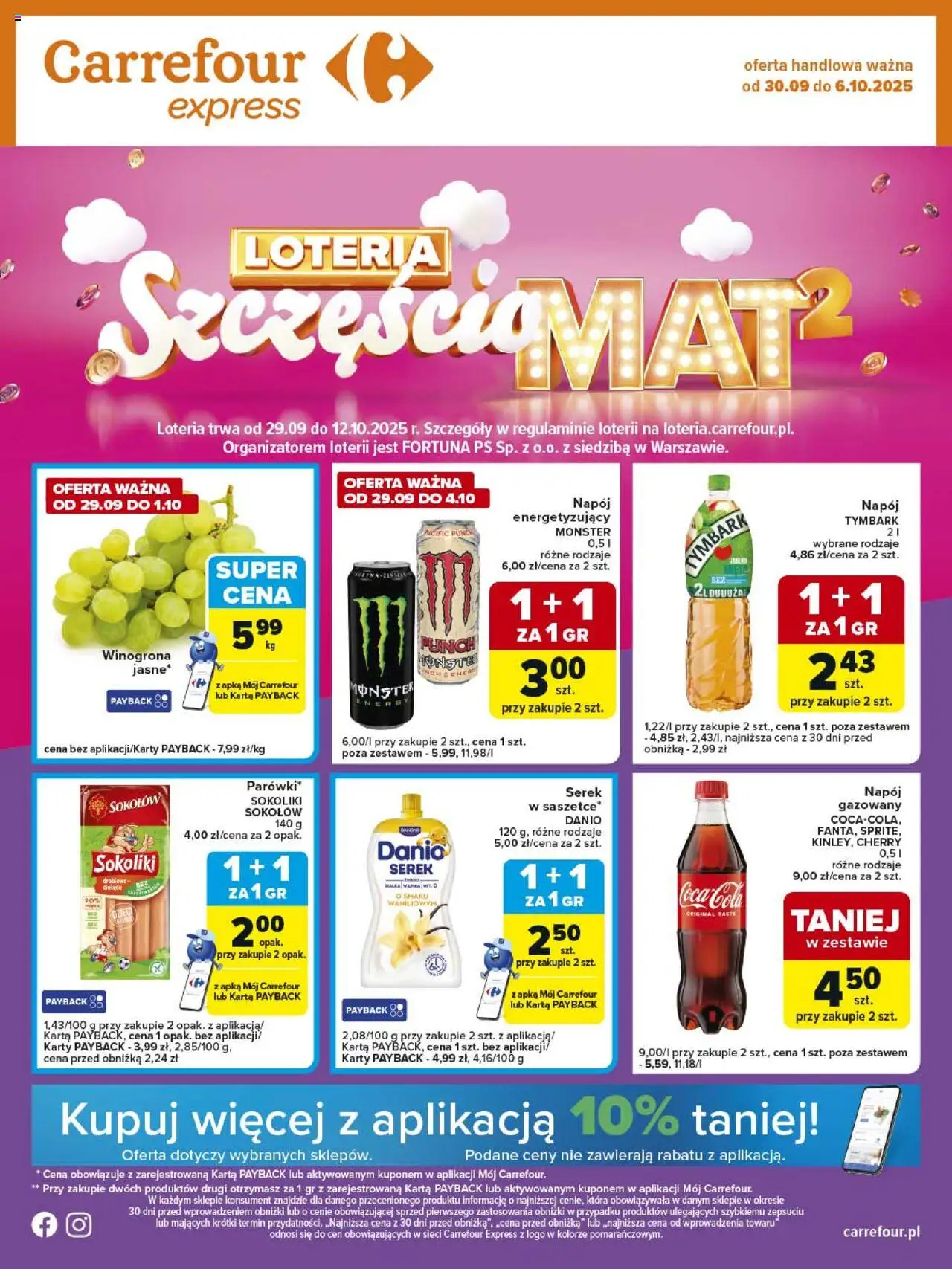 Carrefour Express od 30.09.2025 - Nowa Gazetka - Numer strony 1