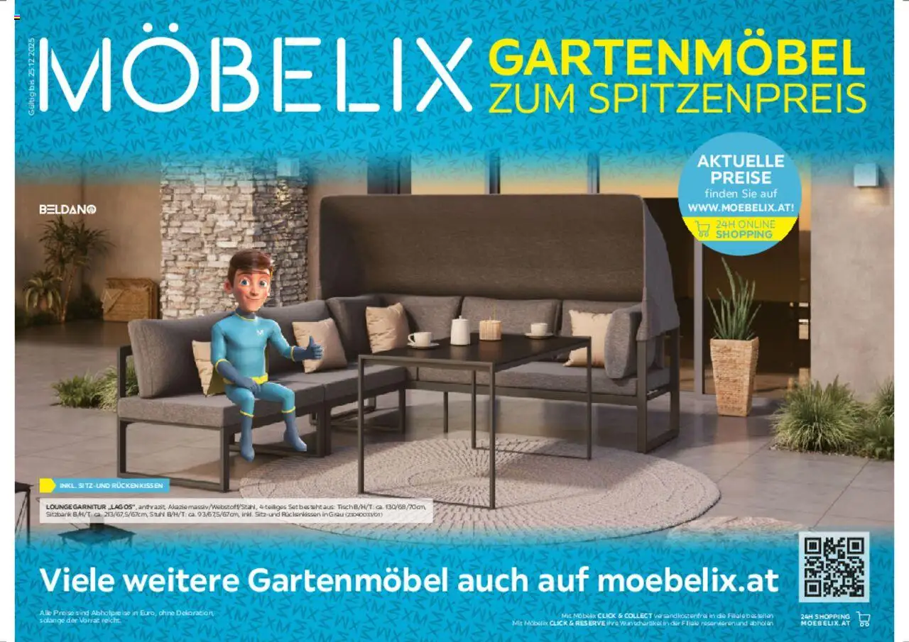  Möbelix Gartenmöbelprospekt ab (10.03.2025 - 25.12.2025) - Seite 1