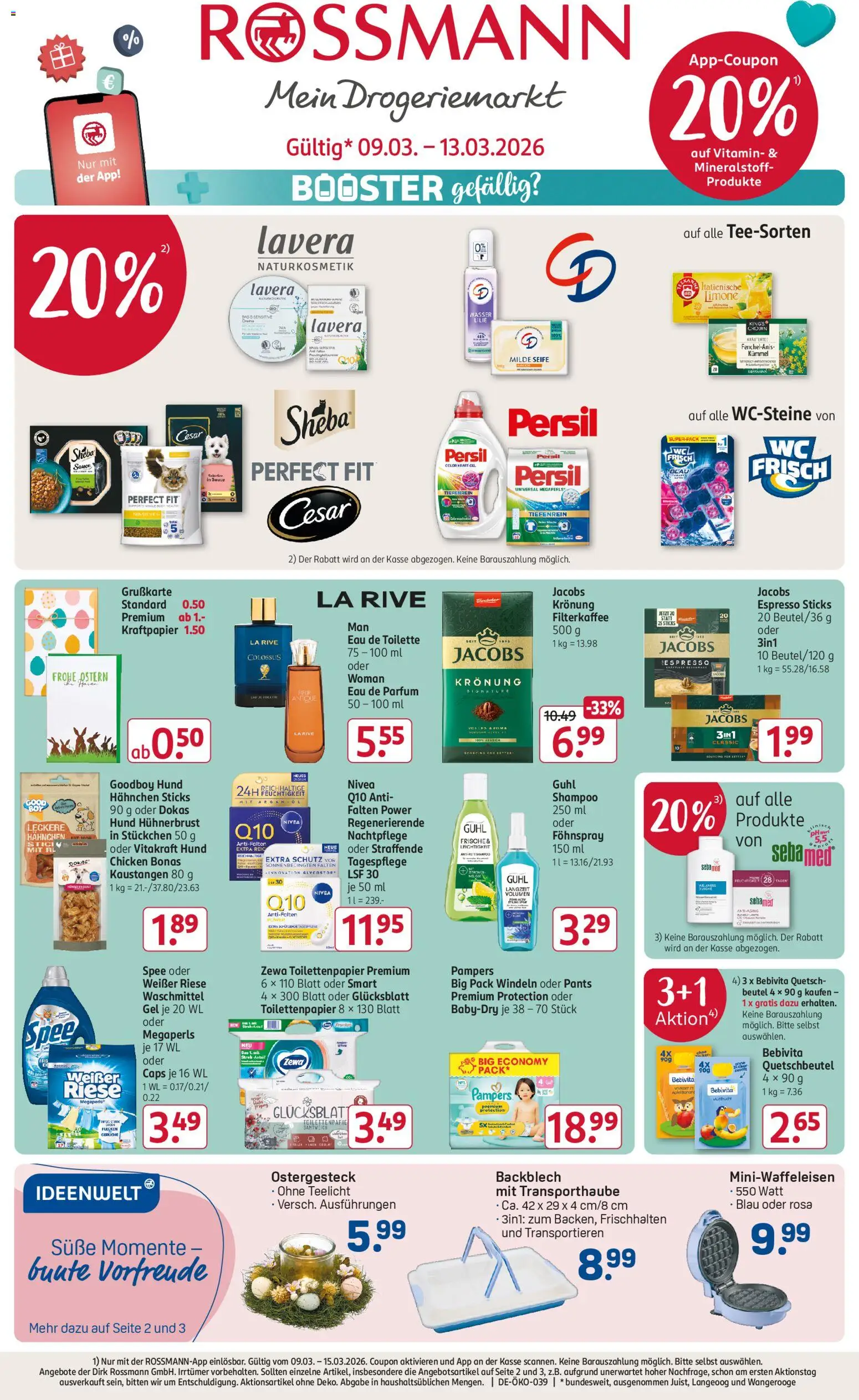 Vorschau von dem Prospekt des Geschäftes Rossmann, gültig ab dem 09.03.2026