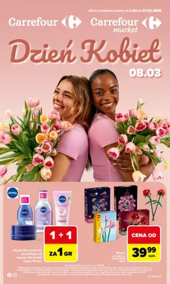 Pogląd gazetki "Carrefour gazetka - Dzień Kobiet" ze sklepu Carrefour ważnej od 02.03.2026