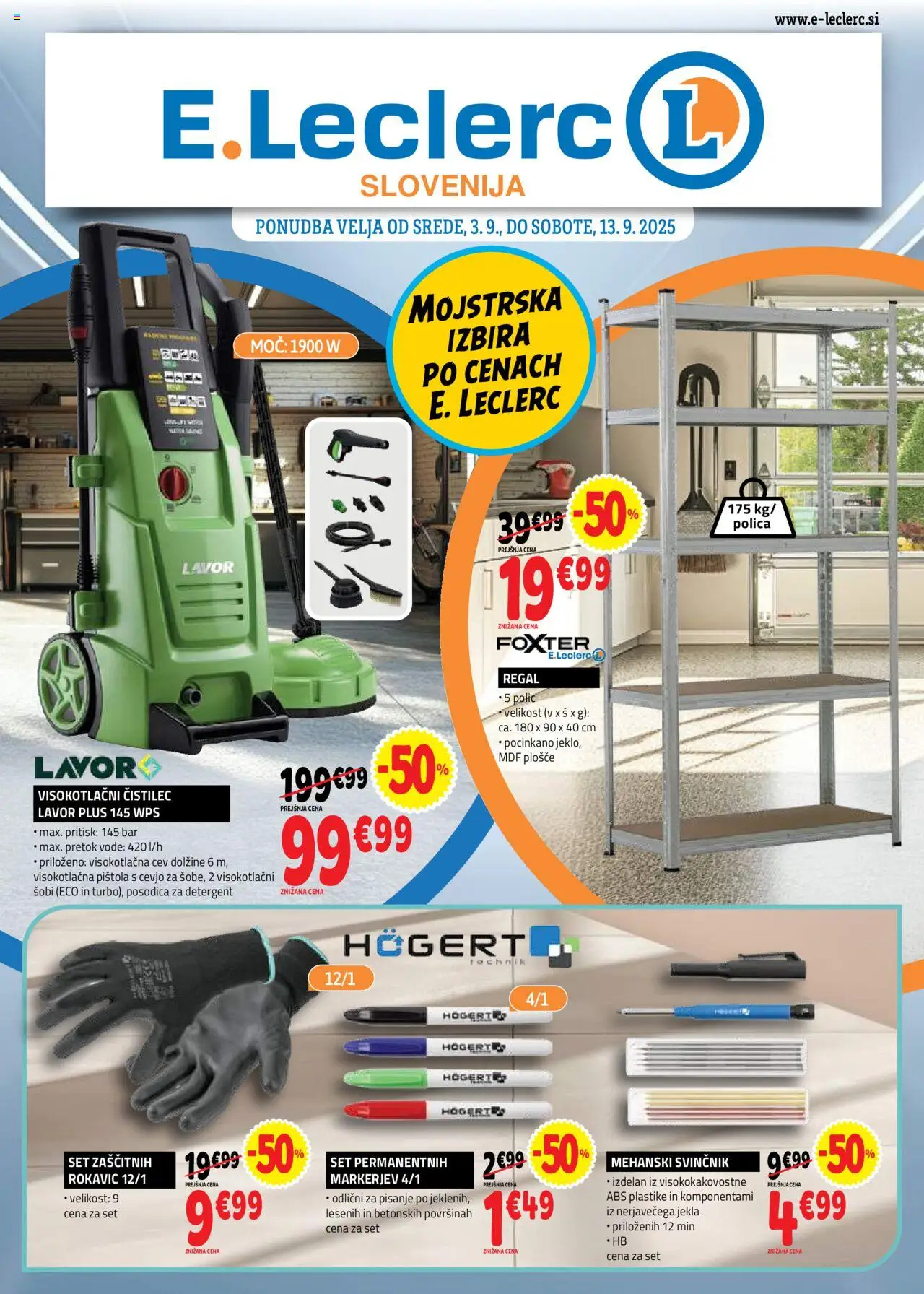 E.leclerc Katalog od 03.09.2025 - aktualna ponudba - stran 1