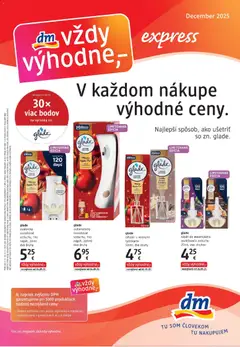 Náhľad dm drogerie letáku platného od 15.12.2025