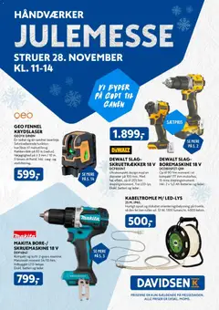 Eksempel på tilbudsavis Julemesse Struer fra butik Davidsen gyldig fra 28/11/2025