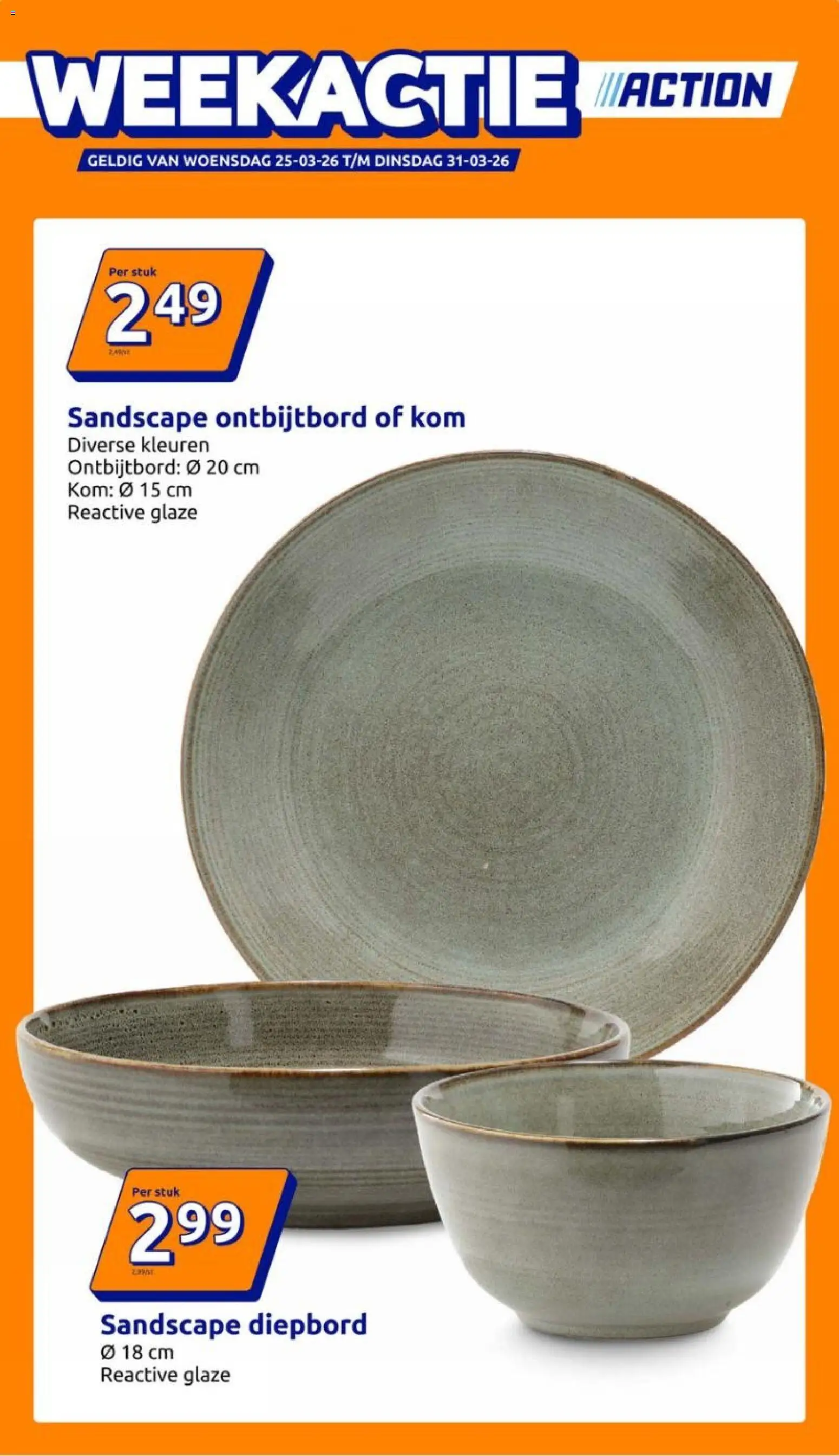 Voorbeeld van Action Folder week 13 van winkel Action geldig vanaf 25/03/2026
