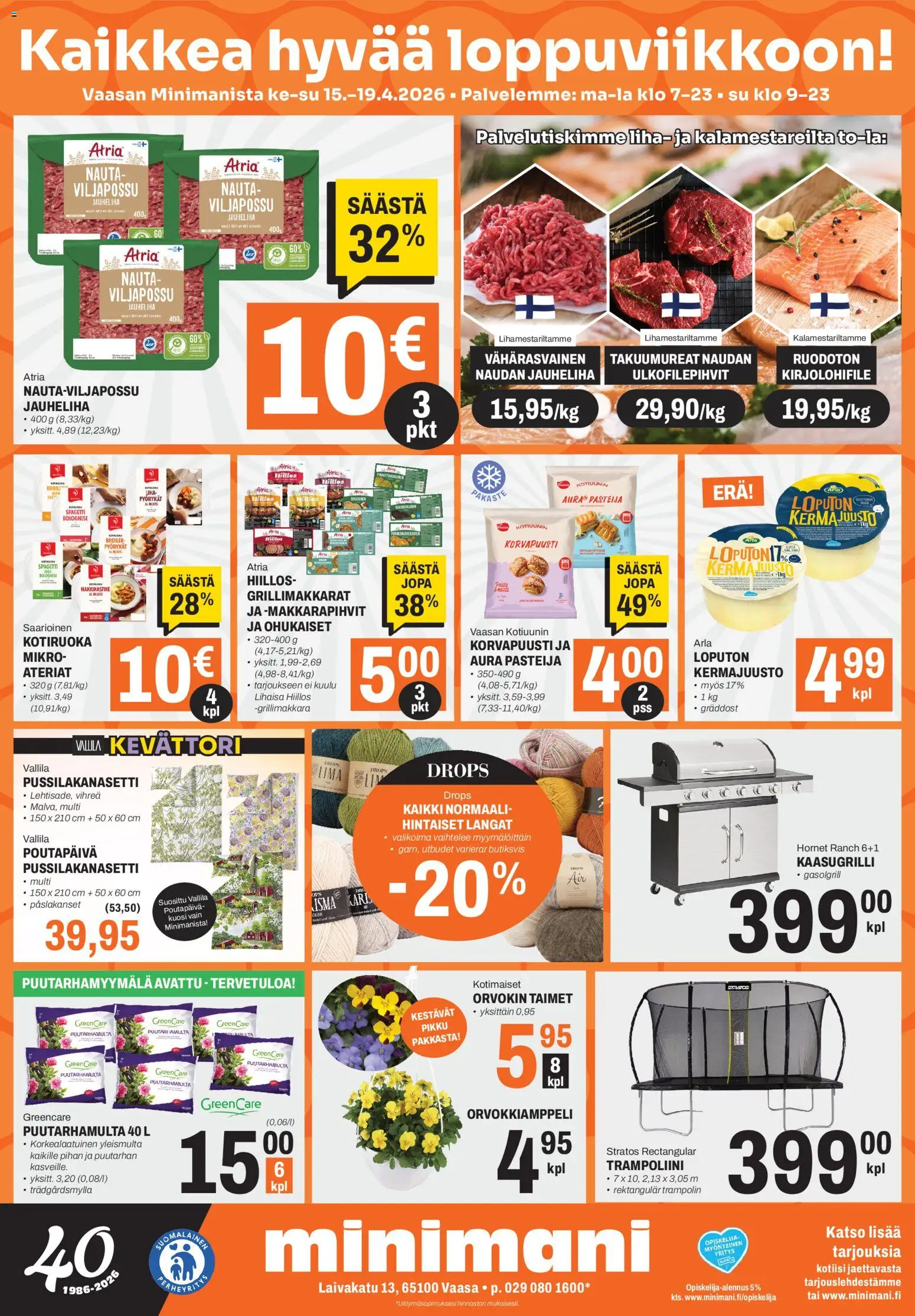 Kaupan Minimani Minimani tarjoukset - Vaasa esikatselu, voimassa 15/04/2026