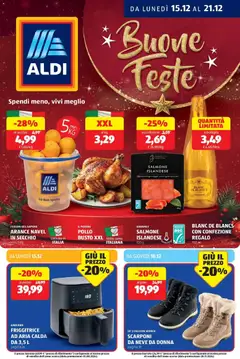 Anteprima dell'opuscolo Buone Feste dal negozio Aldi valido da 14/12/2025