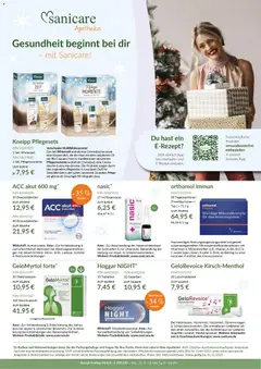 Vorschau von dem Prospekt des Geschäftes Sanicare, gültig ab dem 01.12.2025