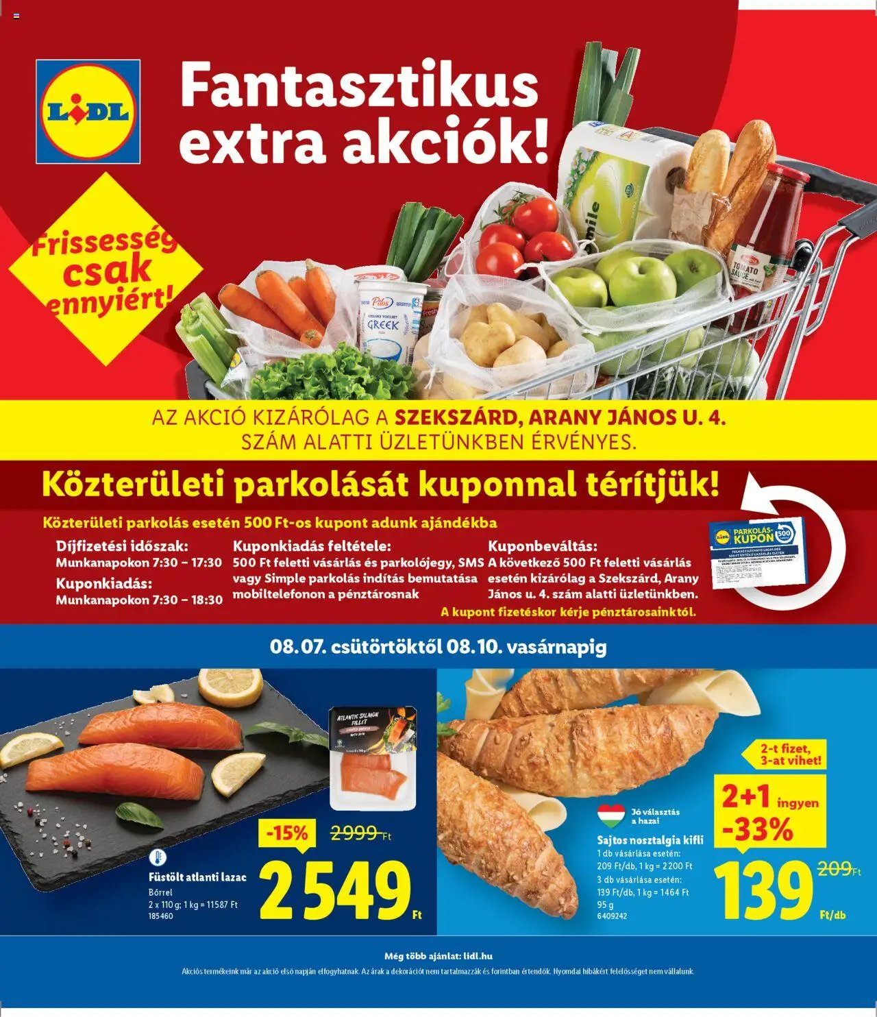 Lidl aktuális szórólap, érvényes 2025.08.07.-től - 1 oldal