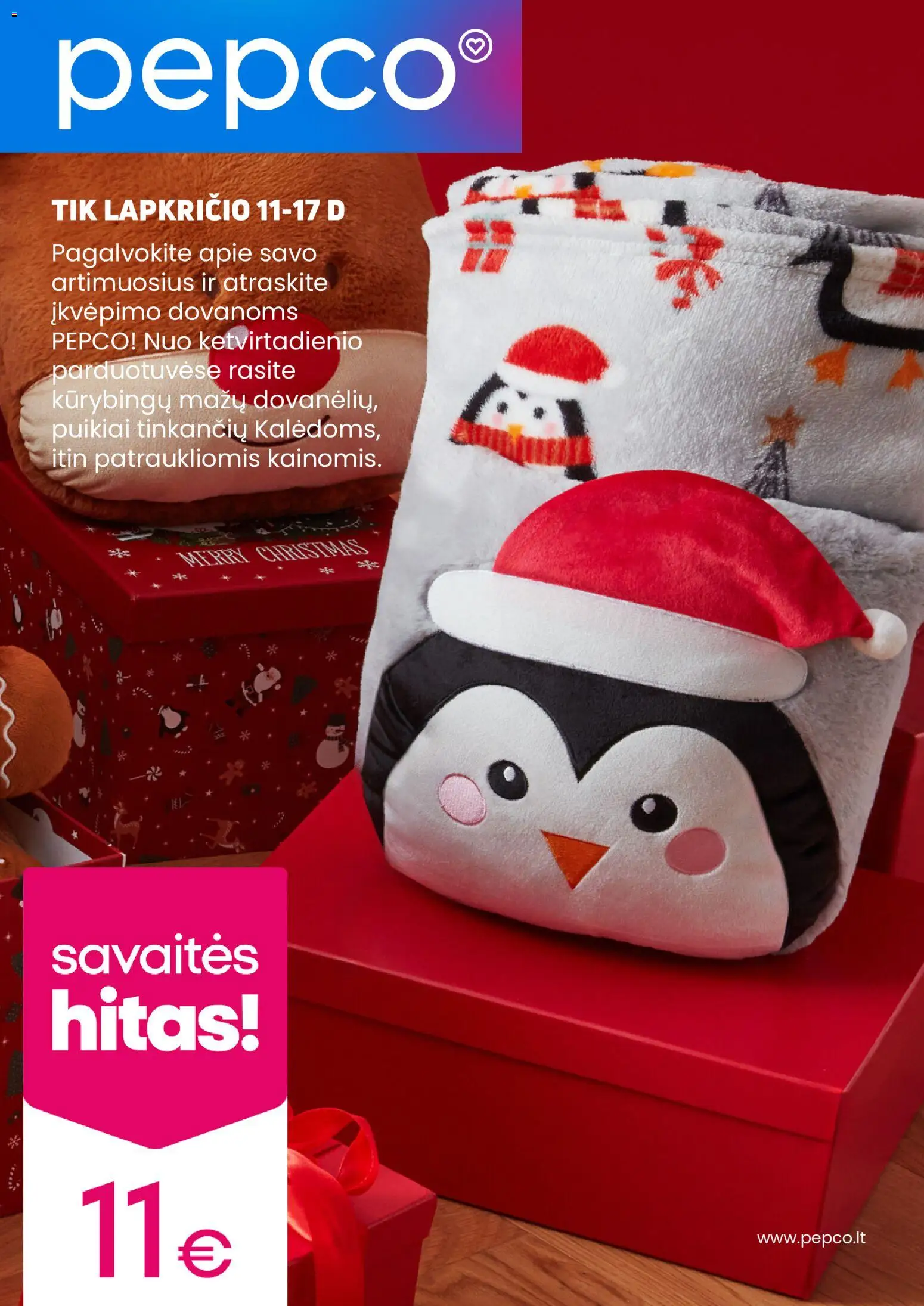 Pepco parduotuvės leidinio Leidinys galiojančio nuo 2025.12.11 peržiūra
