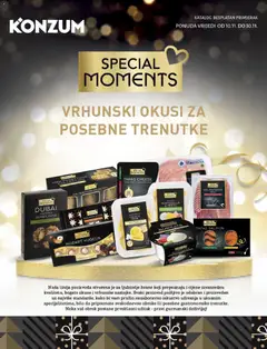 Konzum HR - Katalog Special Moments megtekintése, amely érvényes 2025.11.10.-től