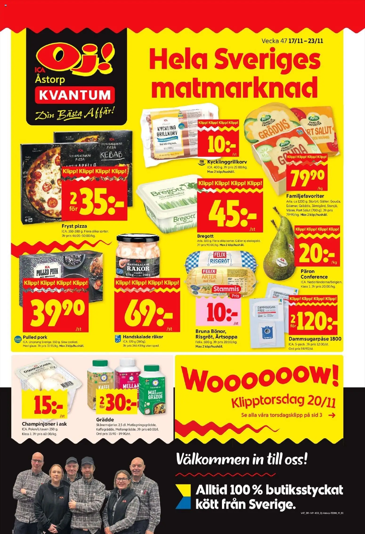 Förhandsgranska reklamblad Åstorp från butik ICA Kvantum gäller från 17/11/2025