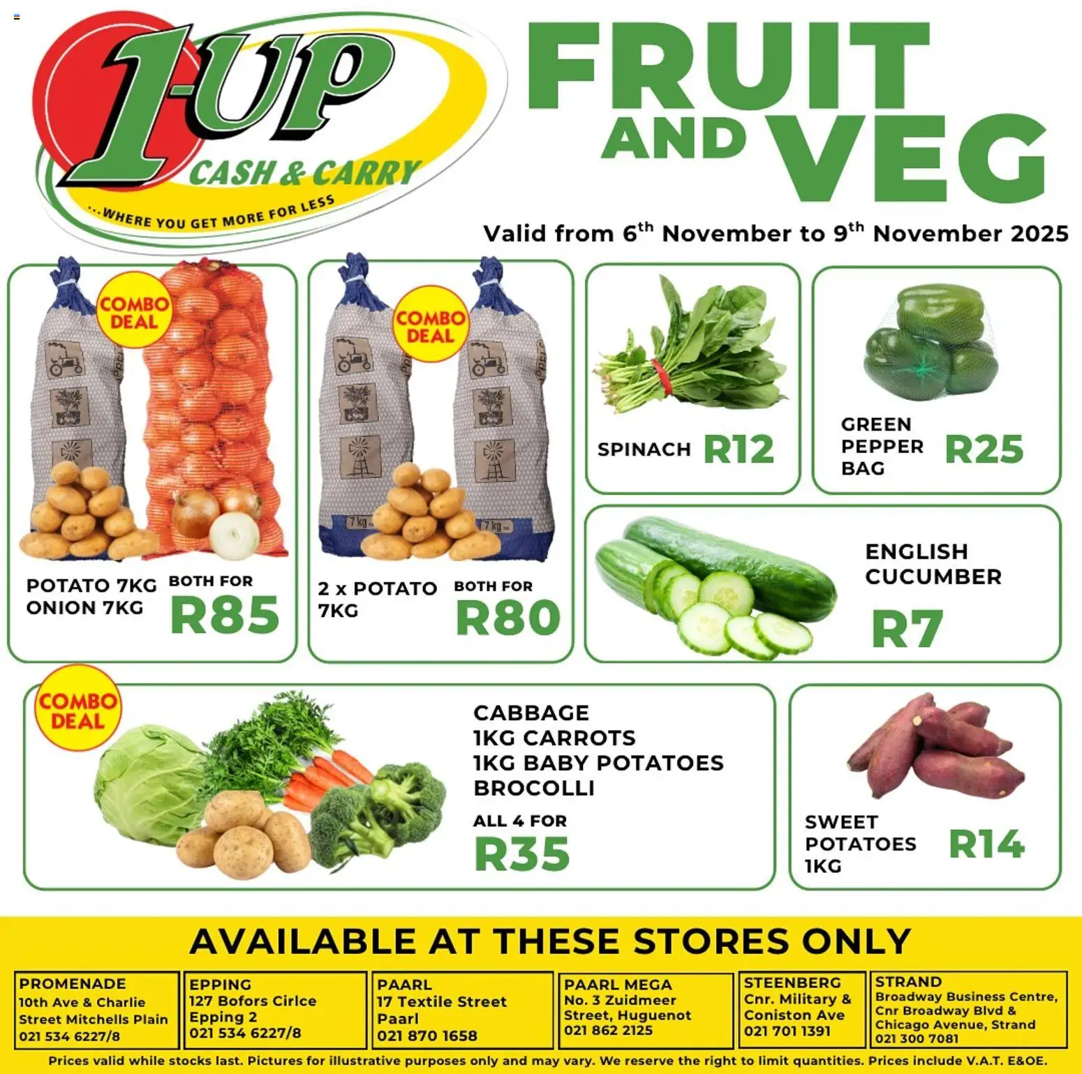 Preview of 1UP Cash & Carry flyer valid from 06/11/2025