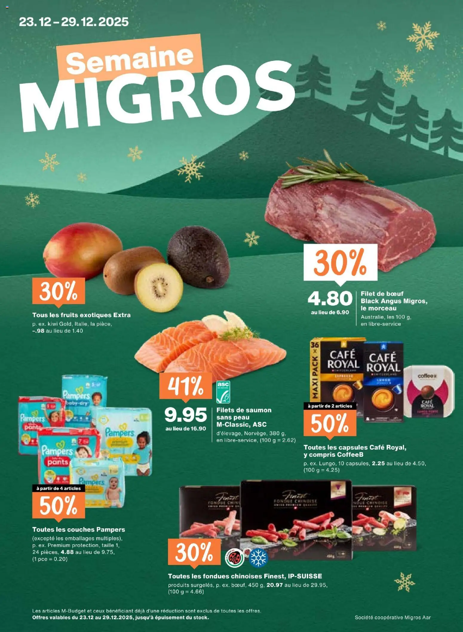 Vorschau des Merkblatts Aktionen FR vom Shop Migros gültig von 23.12.2025 bis 29.12.2025