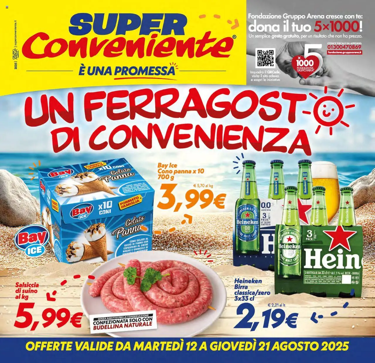 Volantino SuperConveniente valido da 12/08/2025 numero di pagina 1