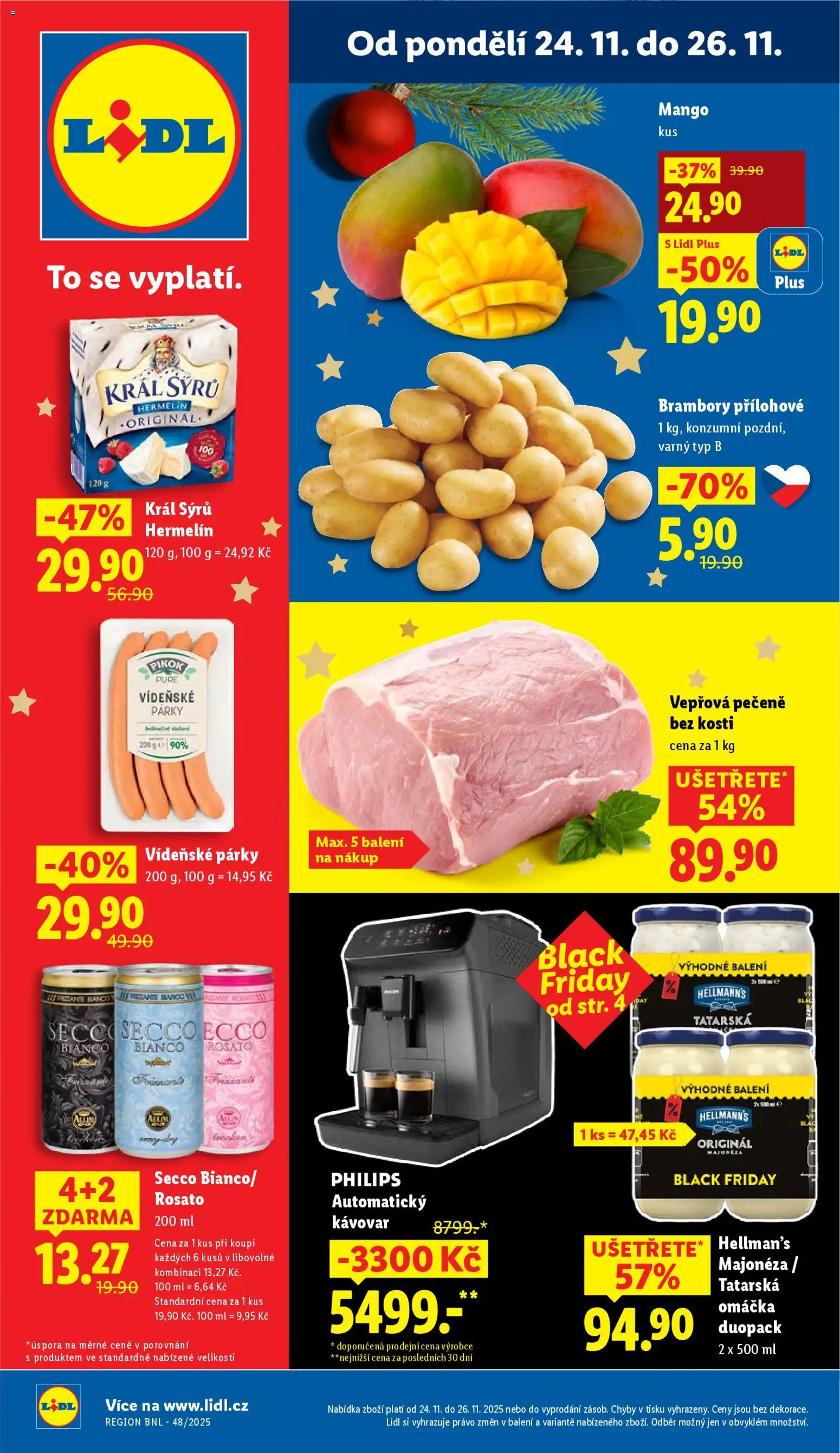 Náhled nabídky: Lidl Black Friday platný od 24.11.2025