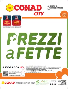Anteprima dell'opuscolo Conad volantino City Lombardia dal negozio Conad valido da 20/03/2026