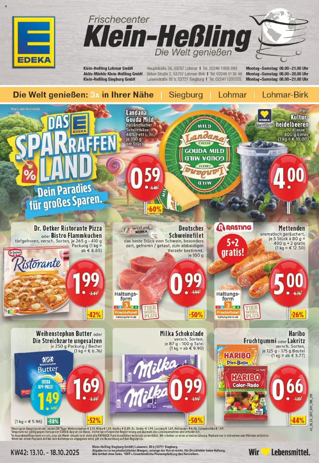 EDEKA Prospekt ab 13.10.2025 - Prospekt Lohmar Online