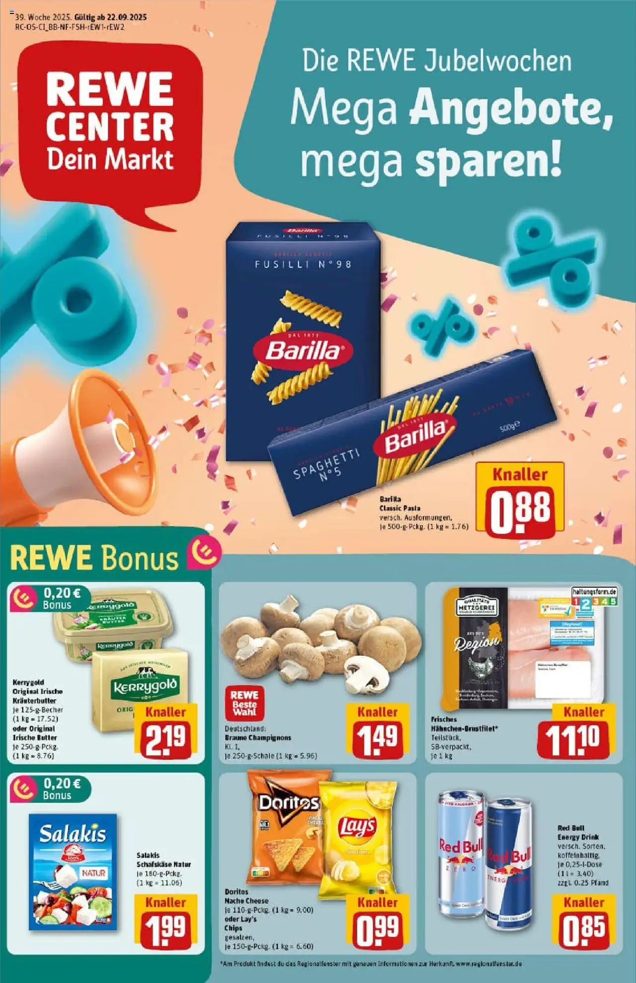 REWE Prospekt ab 21.09.2025 nächste Woche - Prospekt Elsterwerda	
