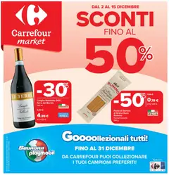 Anteprima dell'opuscolo Volantino Market - Torino dal negozio Carrefour valido da 02/12/2025