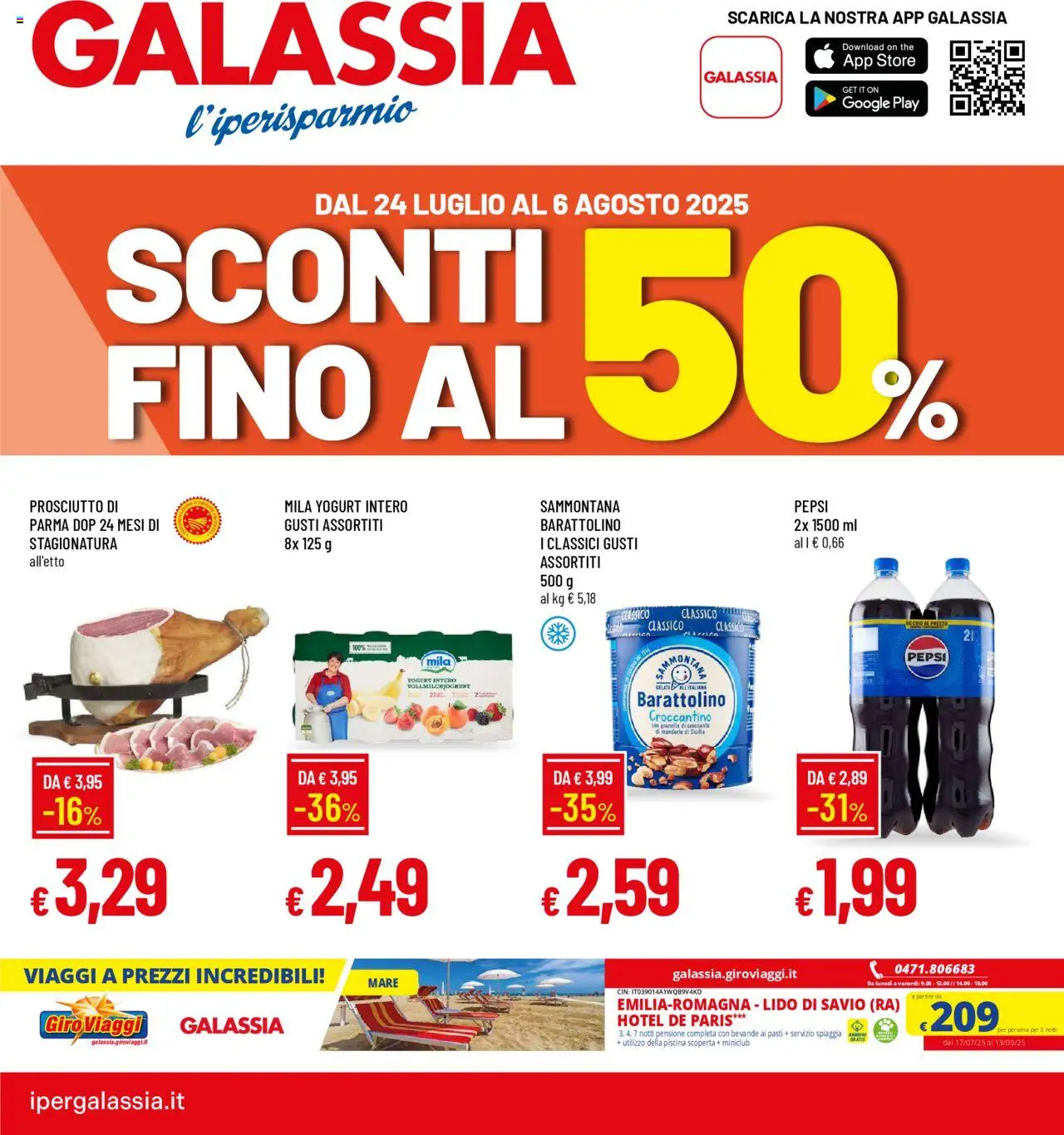 Volantino Galassia valido da 24/07/2025 numero di pagina 1
