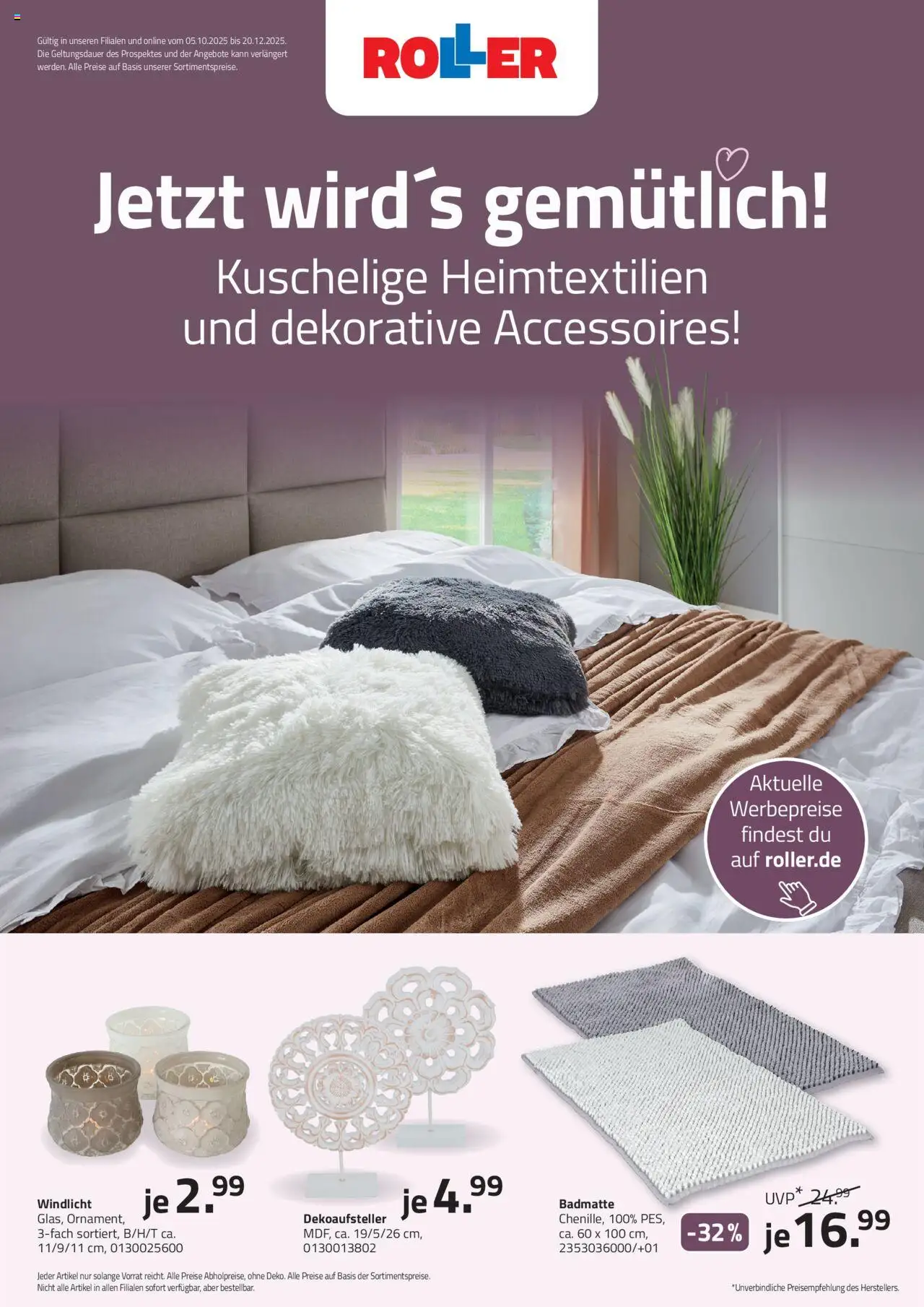 Roller Textilienmagazin 2025 (vom 05.10.2025 - 20.12.2025)