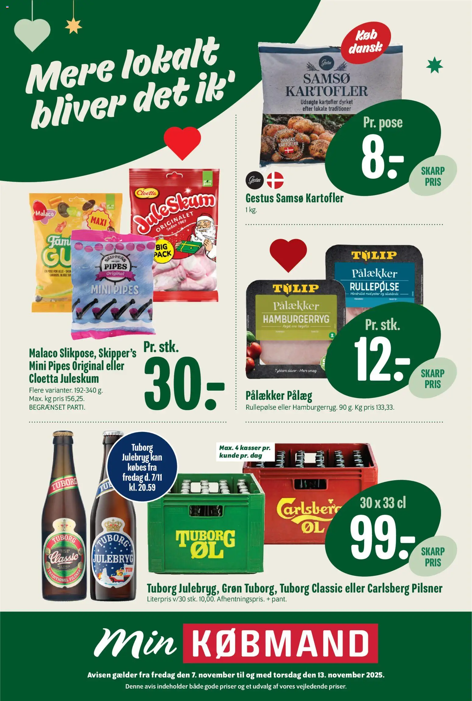 Eksempel på tilbudsavis Tilbudsavis fra butik Min Købmand gyldig fra 07/11/2025