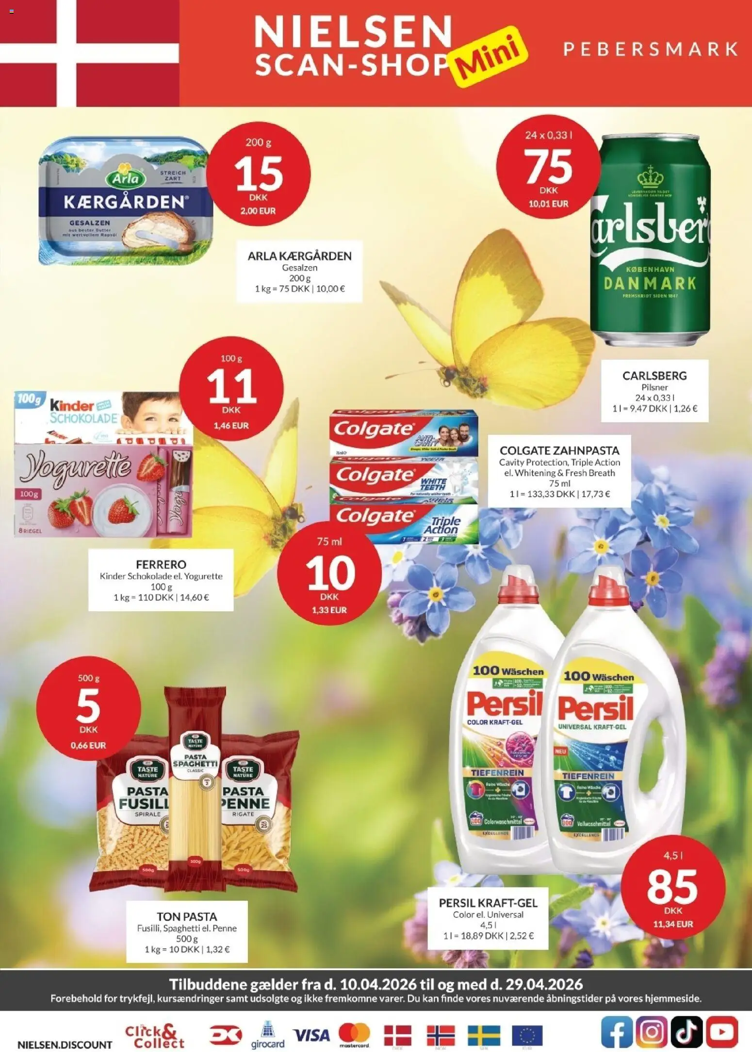 Eksempel på tilbudsavis Nielsen Discount - MINI Tilbudsavis fra butik Nielsen Discount gyldig fra 10/04/2026