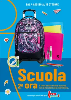 Anteprima dell'opuscolo Volantino Scuola dal negozio Iper valido da 04/08/2025