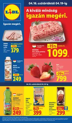 Lidl - Lidl akciós újság megtekintése, amely érvényes 2026.04.16.-től