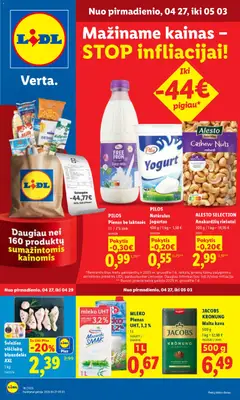 LIDL parduotuvės leidinio LIDL leidinys galiojančio nuo 2026.04.27 peržiūra